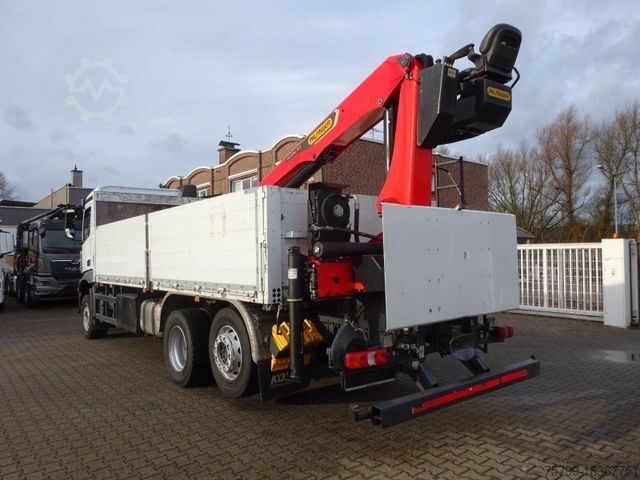 फ्लैटबेड ट्रक MERCEDES-BENZ 2648 Baustoffpritsche + PK 23001 TEC3 Kran