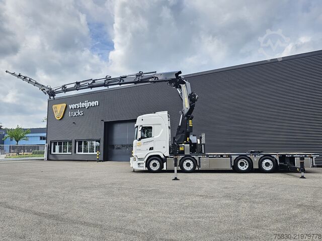 Autokrāna kravas automašīna Scania R590 8x2*6 / TREKKER / PALFINGER PK 92002 - JIB...