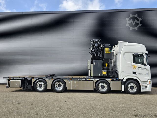 Kamion sa kranom Scania R590 8x2*6 / TREKKER / PALFINGER PK 92002 - JIB...