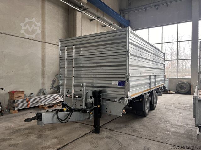 덤프 트레일러 Möslein TTD 19 AB  19 t Tandemkipper Tieflader, Breitbereifung 2 x Aufsatzbordwänden-- Neufahrzeug --