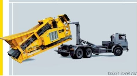 Tela-alustainen mobiili iskukumurskain Rubblemaster RM60 impact crusher