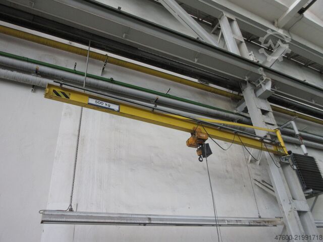  Vetter PW Demag Drehkran Hallenkran Kran Wandschwenkkran L 5m NL500Kg Kettenzug