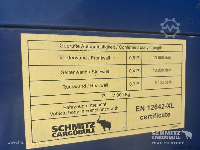 مقطورة نصفية مفتوحة مع قماش مشمع Schmitz Cargobull Semitrailer Curtainsider Mega