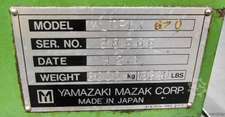 CNC旋盤 Mazak MP620 Multiplex