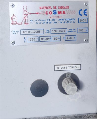 샌드블라스트 기계 Cosma C70ST500