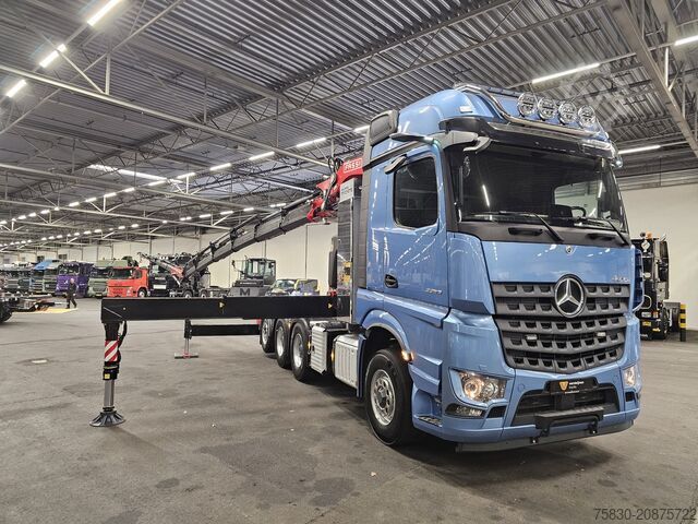 Φορτηγό γερανού Mercedes-Benz 3353 8x4 / FASSI 71  T/M + JIB / CRANE / KRAN