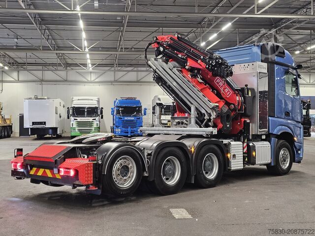 Φορτηγό γερανού Mercedes-Benz 3353 8x4 / FASSI 71  T/M + JIB / CRANE / KRAN