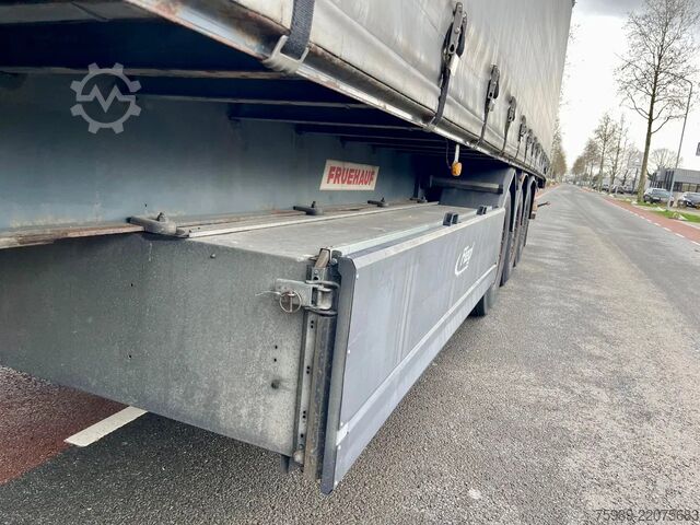 Плъзгащи се брезенти Fruehauf SAF,  pallet box, sliding  roof