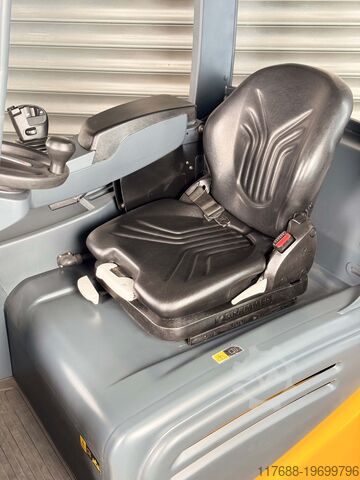 Elektrisk 3-hjulet køretøj Jungheinrich EFG 218 - Service Neu - Batterie 95% - Triplex 1.8t