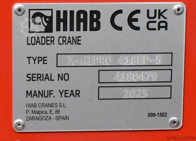 Crane MAN TGX 26.400 mit Hiab Ladekran (Neugerät)