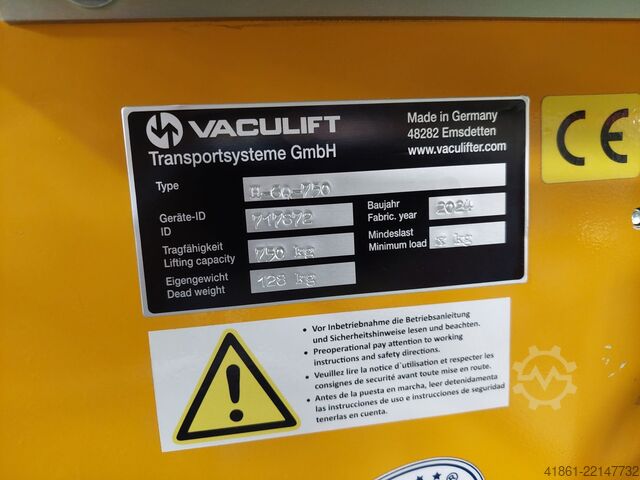 वैक्यूम सामग्री सक्शन लिफ्टर VACULIFT H 6 Q - 750