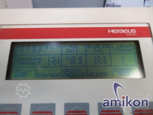 Iskun testikammio Heraeus HT 7012 S2