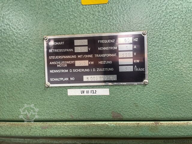 Prensa de chapa Bürkle U-140, 3000x1300mm