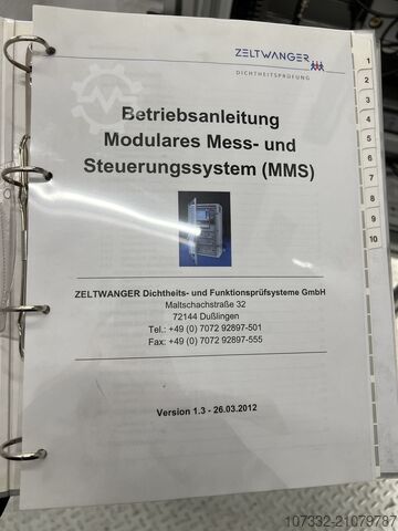 Dichtheitsprüfanlage Zeltwanger Dichtheitsprüfung F56BEV