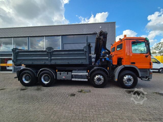 System för krokarm Mercedes-Benz Actros 3241 8X4 Containersysteem/ 20T HMF crane...