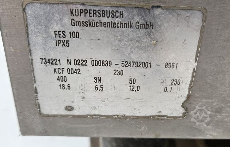 Електрически бързоварен казан 18,6 kW Küppersbusch FES 100
