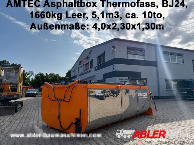 Caja caliente de asfalto AMTEC Asphaltbox Thermofass 5,1 m³