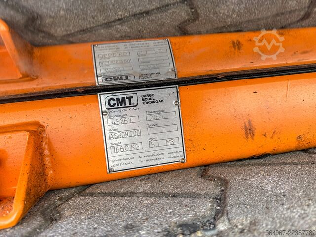 Caja caliente de asfalto AMTEC Asphaltbox Thermofass 5,1 m³