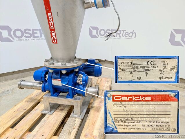 Valvola rotativa Gericke 150 BS