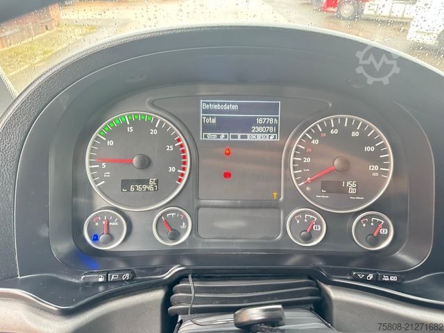 Cần cẩu gắn trên xe tải MAN TGS 26.440 Baustoff Palfinger PK 18001L Lenk