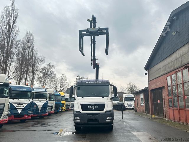Cần cẩu gắn trên xe tải MAN TGS 26.440 Baustoff Palfinger PK 18001L Lenk