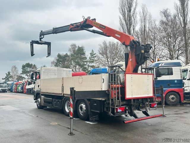 Cần cẩu gắn trên xe tải MAN TGS 26.440 Baustoff Palfinger PK 18001L Lenk