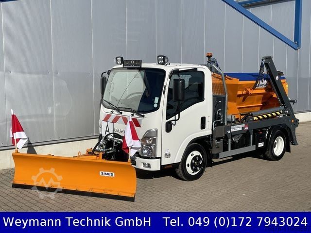 Transporter mit Kipper ISUZU NMR Autom., Absetzkipper, Winterpaket