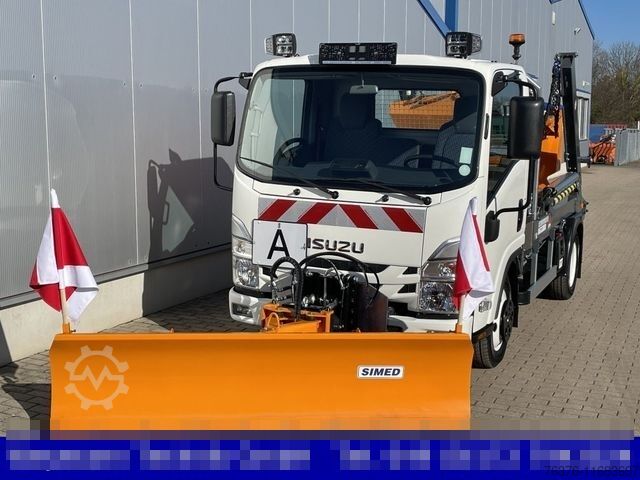 Transporter mit Kipper ISUZU NMR Autom., Absetzkipper, Winterpaket