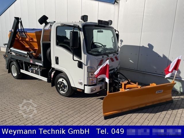 Transporter mit Kipper ISUZU NMR Autom., Absetzkipper, Winterpaket