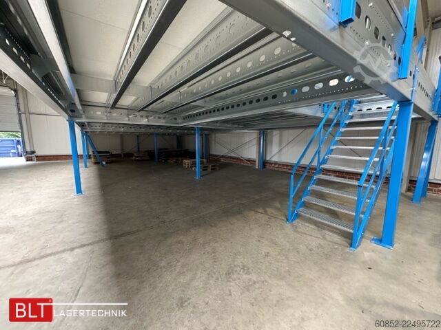 Plataforma de almacenamiento 5x10m Lagerbühne , Belastung : 500kg/qm Unterkante: 3m ,ca. 50qm , Systembühne