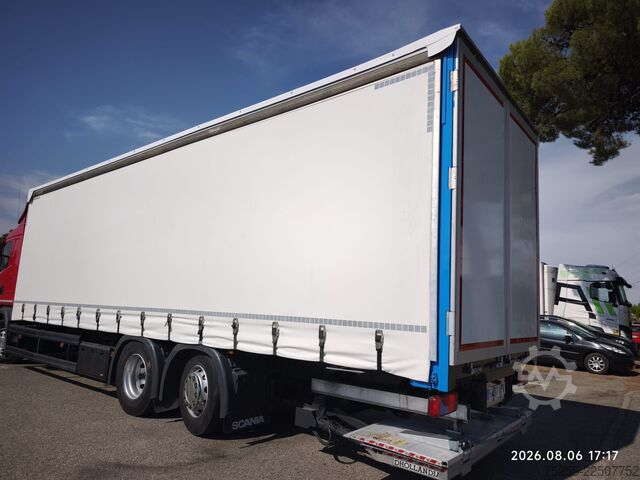 Flatbed truck with tarp SCANIA 26.450 G 6X2 EURO 6
