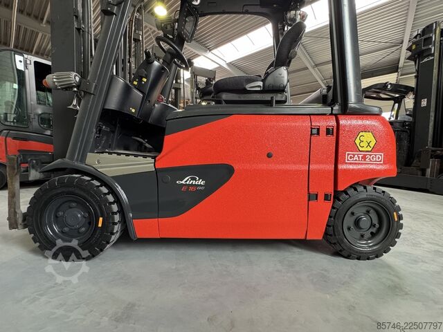  LINDE E 16 PL - 386 / 02 Evo * Atex EX * Proplan 2GD / Z1 & 21 & 22 * Triplex FFL * NEW battery !!