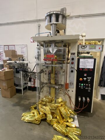 Stroj na tvarování, plnění a uzavírání sáčků Rovema VPU