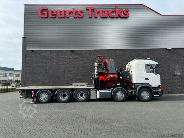 Vrachtwagen met kraan Scania R520 V8 10X4 TRIDEM + F1650RA.2.28 + JIB L816 K...