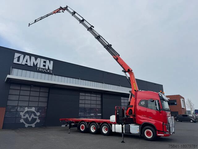 Autokrāna kravas automašīna Volvo FH 16.650 8x4 Palfinger PK 42002-SH E + JIB PJ ...