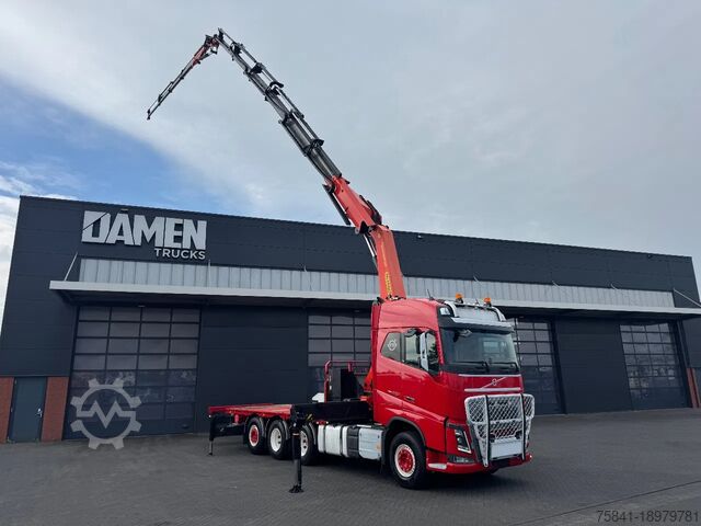 Autokrāna kravas automašīna Volvo FH 16.650 8x4 Palfinger PK 42002-SH E + JIB PJ ...