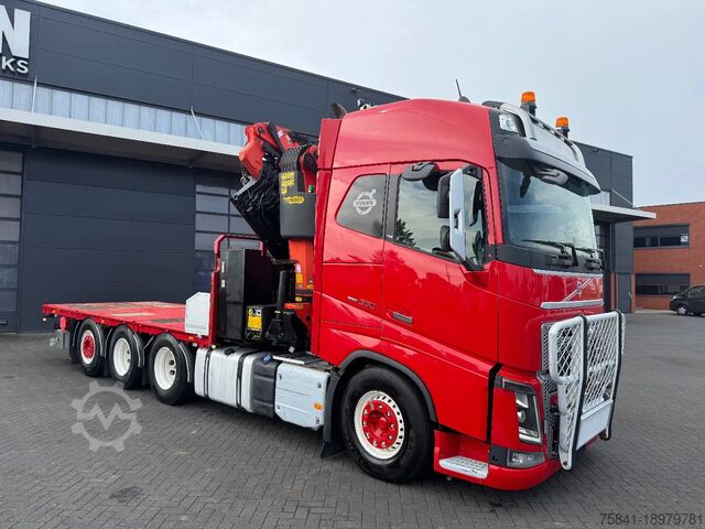 Autokrāna kravas automašīna Volvo FH 16.650 8x4 Palfinger PK 42002-SH E + JIB PJ ...