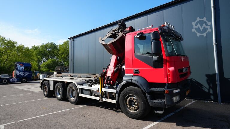 Φορτηγό γερανού Iveco Trakker 410 8x4 Cable system with Crane