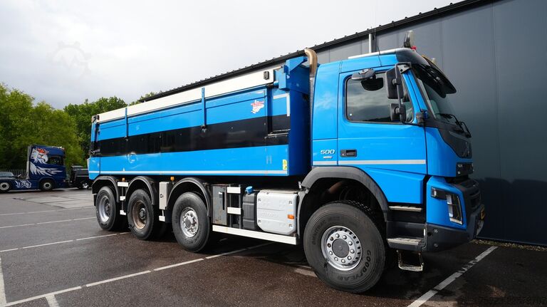 Ανατρεπόμενο φορτηγό Volvo FMX 500 8x8 tipper 342.000km