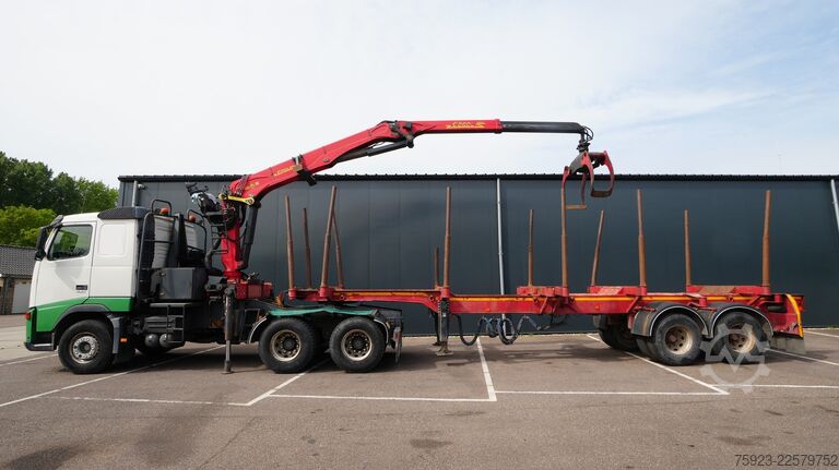 Camião-grua Volvo FH 460 6x4 combi with Palfinger SRX 47 crane an...