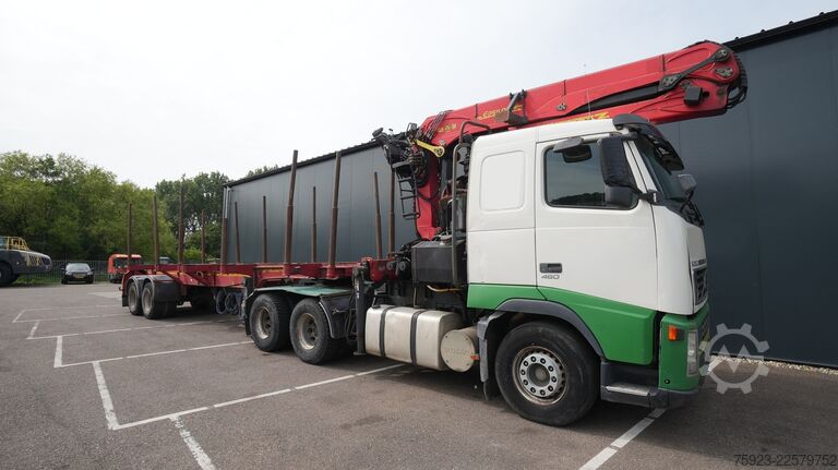 Camião-grua Volvo FH 460 6x4 combi with Palfinger SRX 47 crane an...