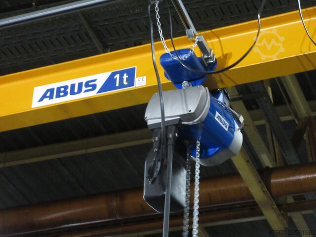 Gru a bandiera Abus LPK Portalkran Hallenkran Bockkran 4,8x5m 1000Kg 1t Abus Kettenzug rollbar