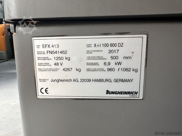 EFX 413 X + i * com Guiamento por Fio !! Triplex FFL !! JUNGHEINRICH EFX 413 X + i *with Wire Guidance !! Triplex FFL !!