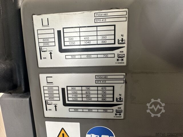 EFX 413 X + i * com Guiamento por Fio !! Triplex FFL !! JUNGHEINRICH EFX 413 X + i * with Wire Guidance !! Triplex FFL !!