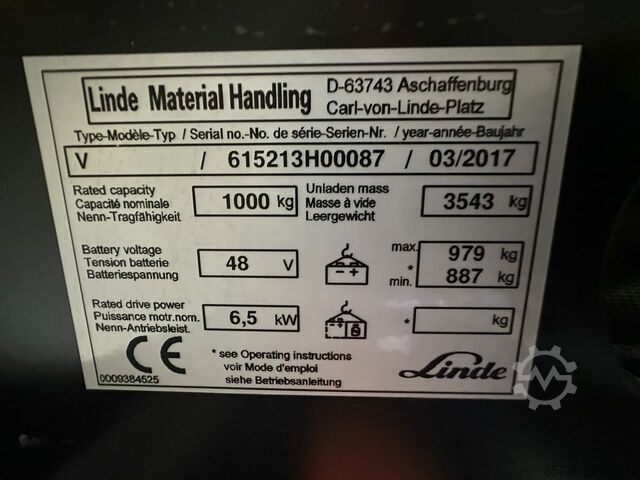 V ( 5213 ) - Guidage par fil !! DOUBLE direction !! Triplex FFL LINDE V ( 5213 ) - Wire Guidance !! DOUBLE steering !! Triplex FFL