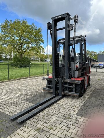 ECF 80 / 6 * (8,0 T à 600 mm !!) * Batterie NEUVE !! KALMAR ECF 80 / 6 * ( 8.0 T @ 600 MM !! )  * NEW battery !!