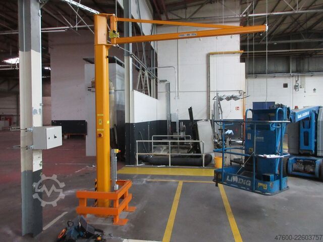 Dálkur sveigjanlegur krani keðjuhásingur krana Demag KBK Kran Drehkran Hallenkran 2,5m Demag KBK1 125Kg + DC Kettenzug H3,5m