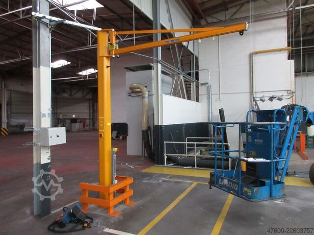 Dálkur sveigjanlegur krani keðjuhásingur krana Demag KBK Kran Drehkran Hallenkran 2,5m Demag KBK1 125Kg + DC Kettenzug H3,5m