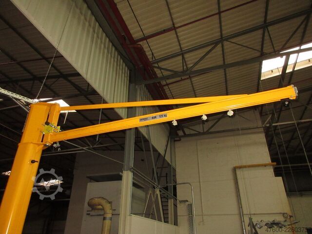 Dálkur sveigjanlegur krani keðjuhásingur krana Demag KBK Kran Drehkran Hallenkran 2,5m Demag KBK1 125Kg + DC Kettenzug H3,5m