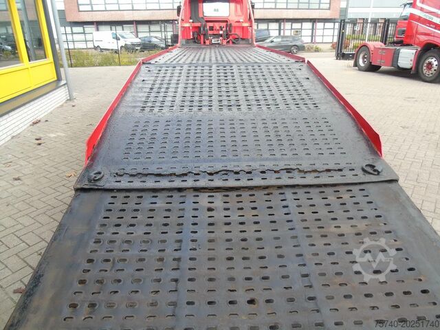 Transporteur de voitures DAF CF 85.410 + EURO 5 + HYDRO RAMPS + 6X2 + RETARDER